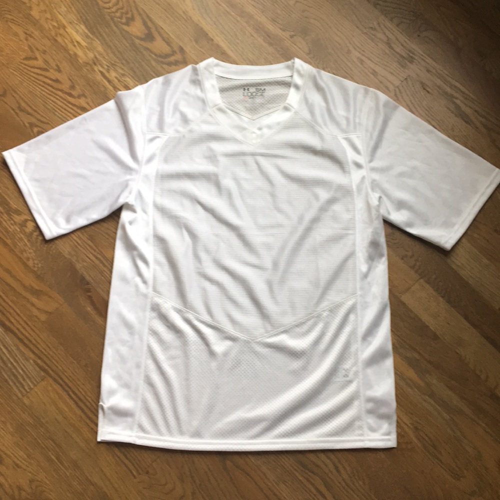 NWOT Men’s Under Armour White Jersey, Small